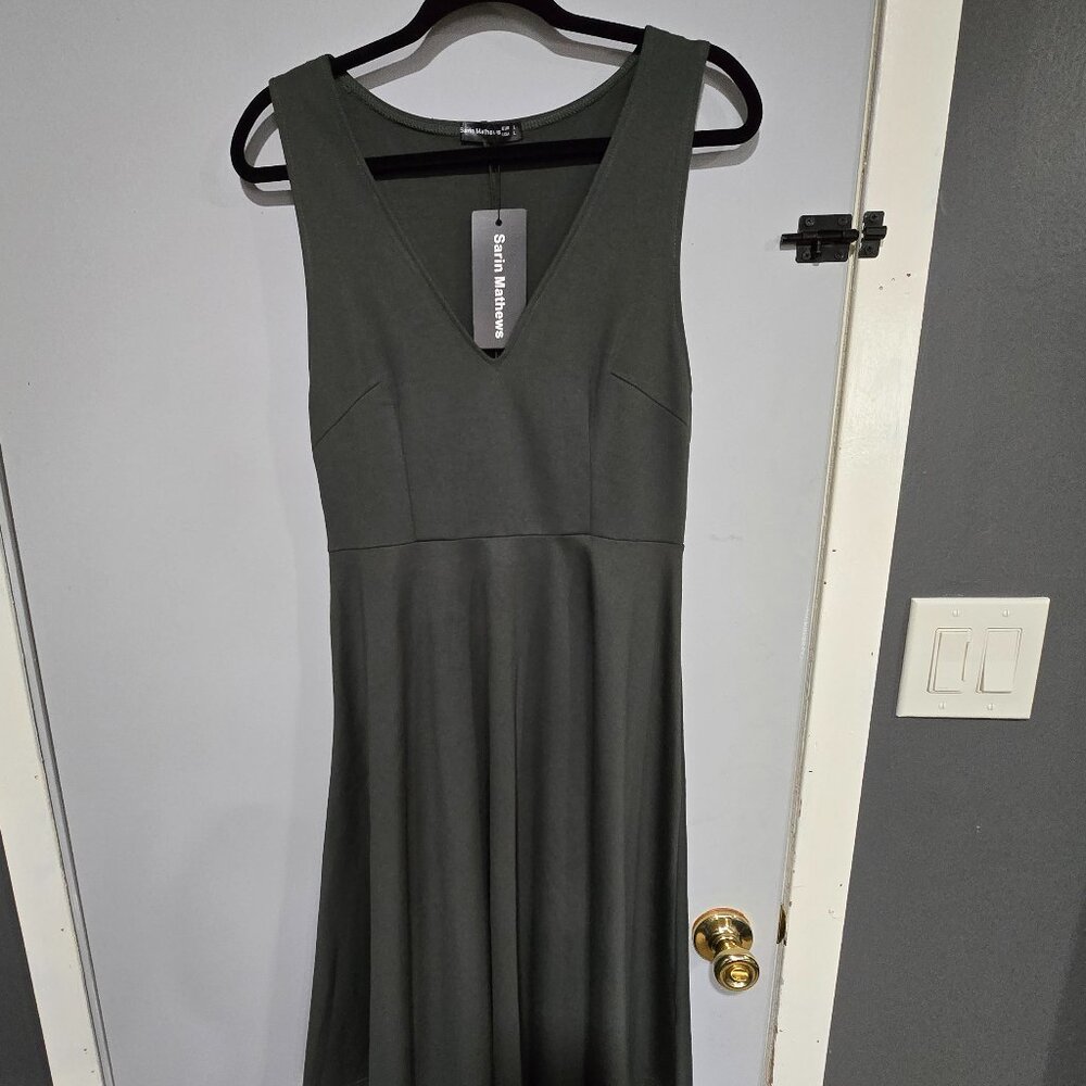 Dark green dress